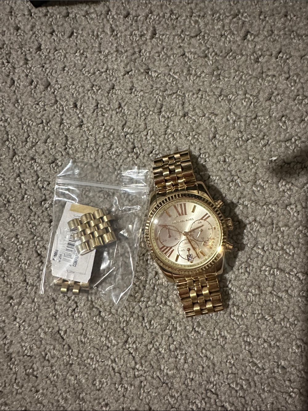 Michael Kors Gold-Tone Men’s Chronograph Bracelet Watch